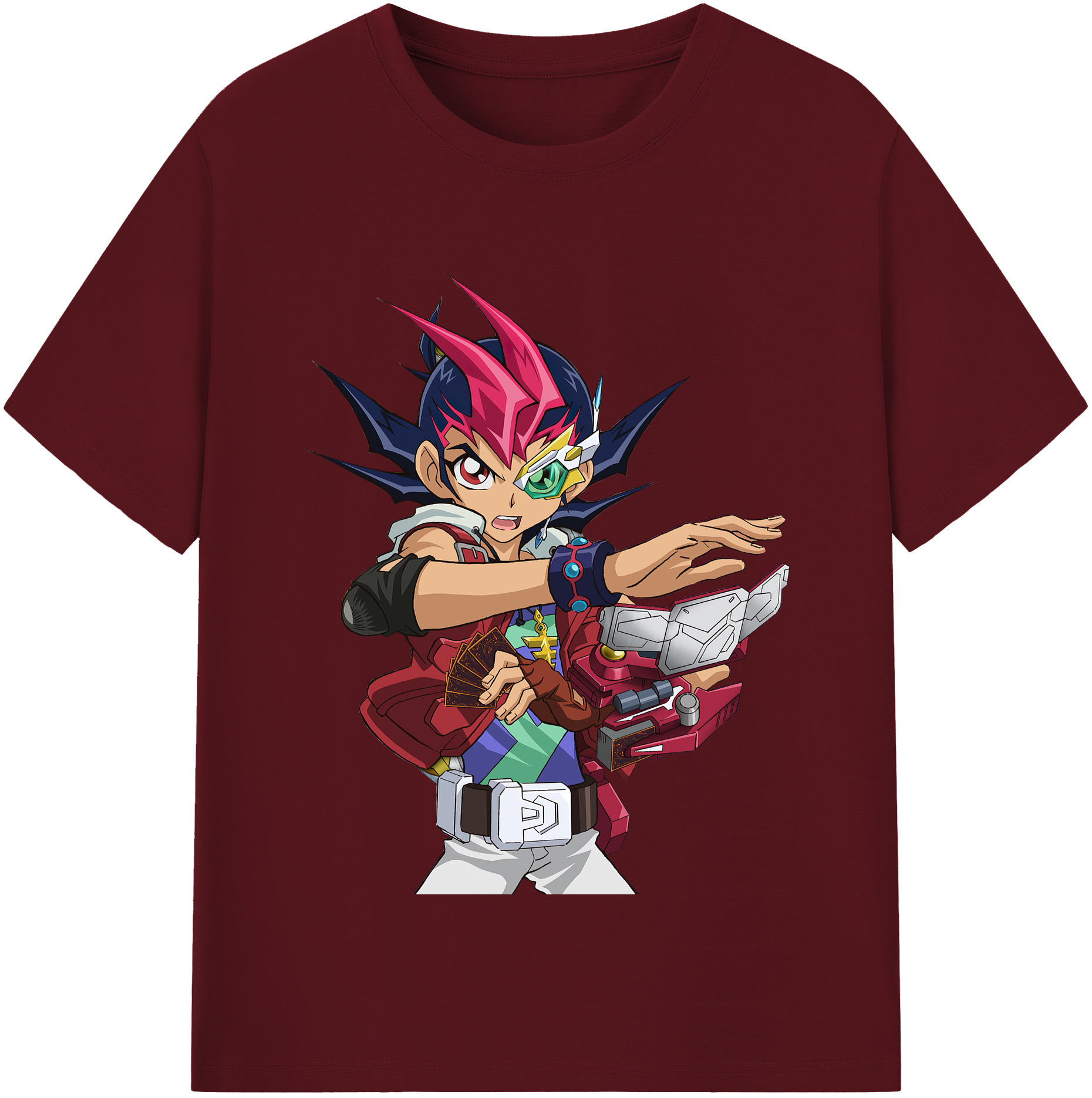 （画像用） 遊☆戯☆王 Yu-Gi-Oh! 綿100％半袖Tシャツ（フロントプリント）